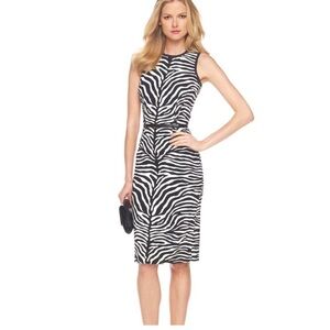Michael Kors Sheath Zebra dress size 0